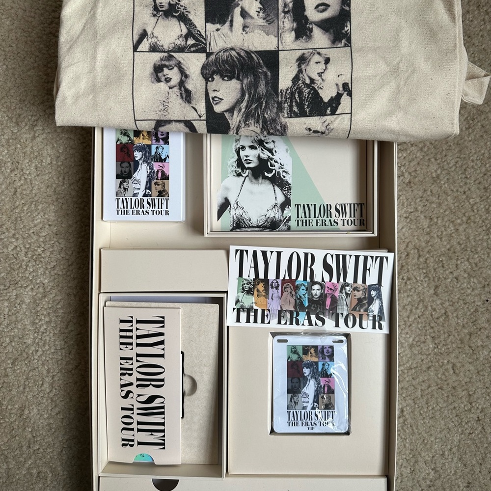 TAYLOR SWIFT ERAS TOUR VIP MERCH BOX NIB